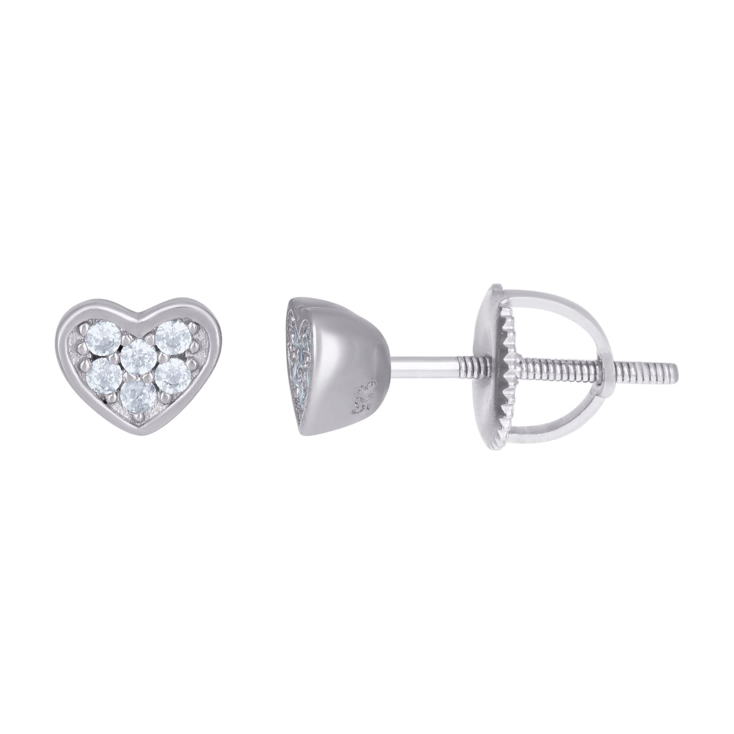 925 Sterling Silver Cz Earrings