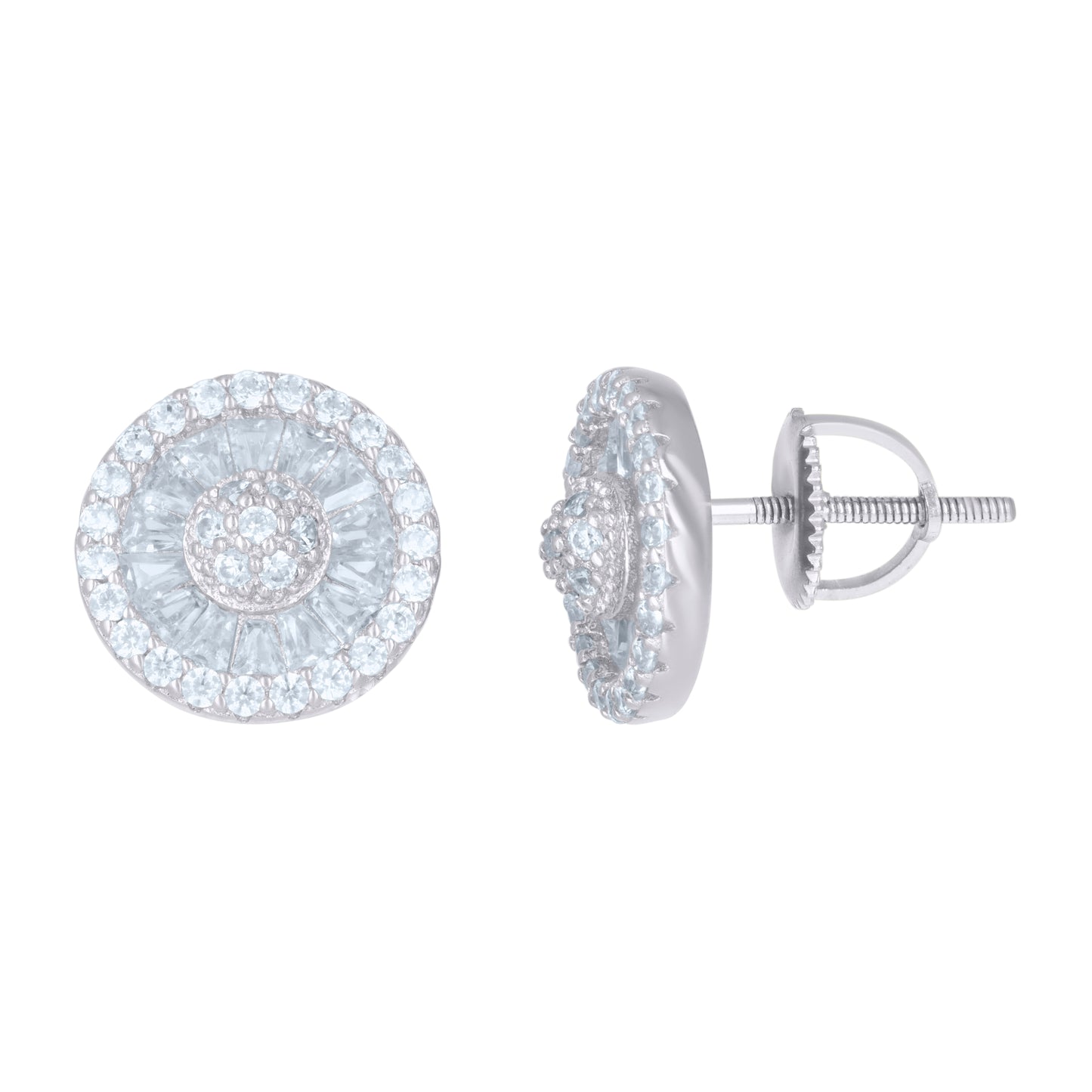 925 Sterling Silver Cz Earrings