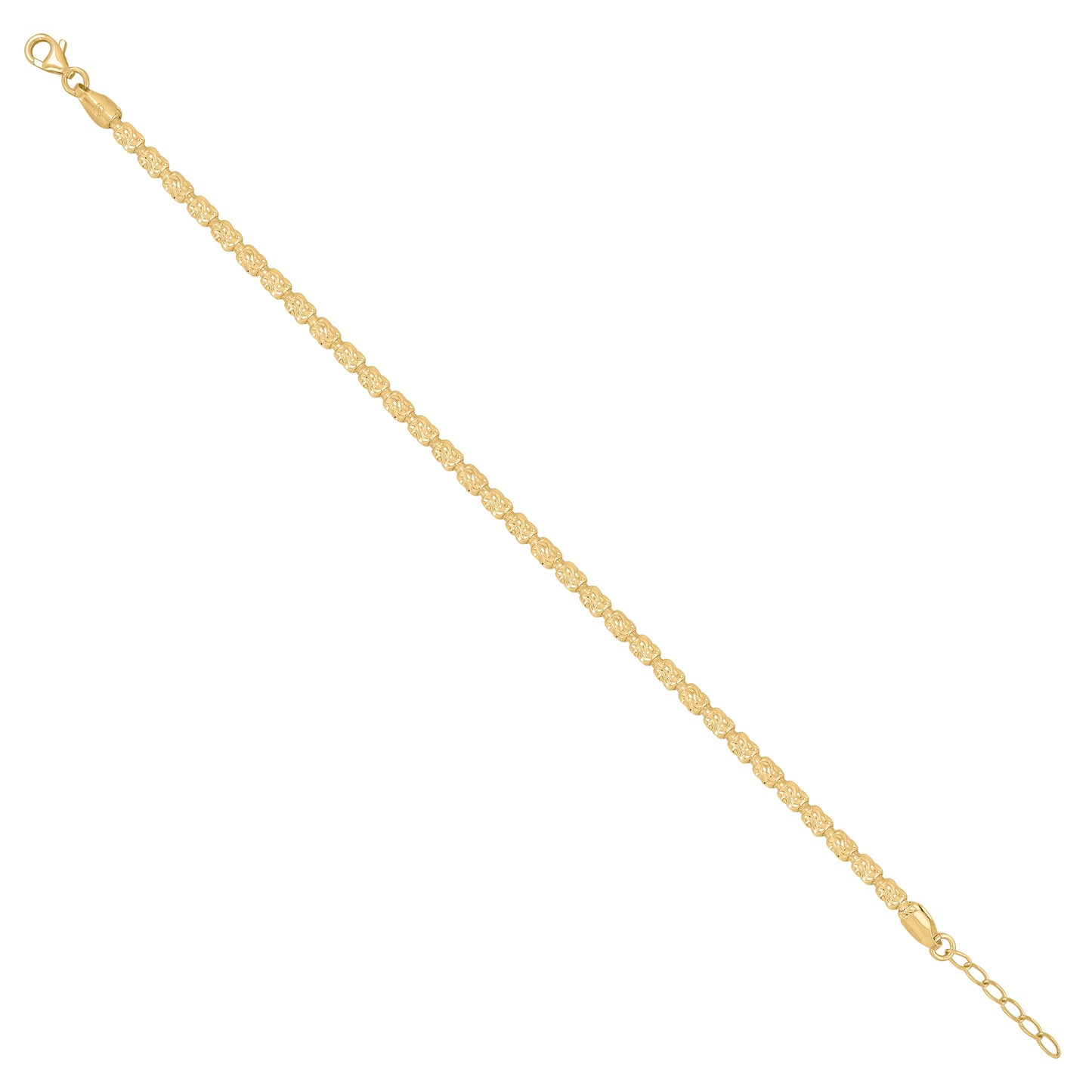 925 Silver Barrel Typhoon Yellow Plated 004-9"