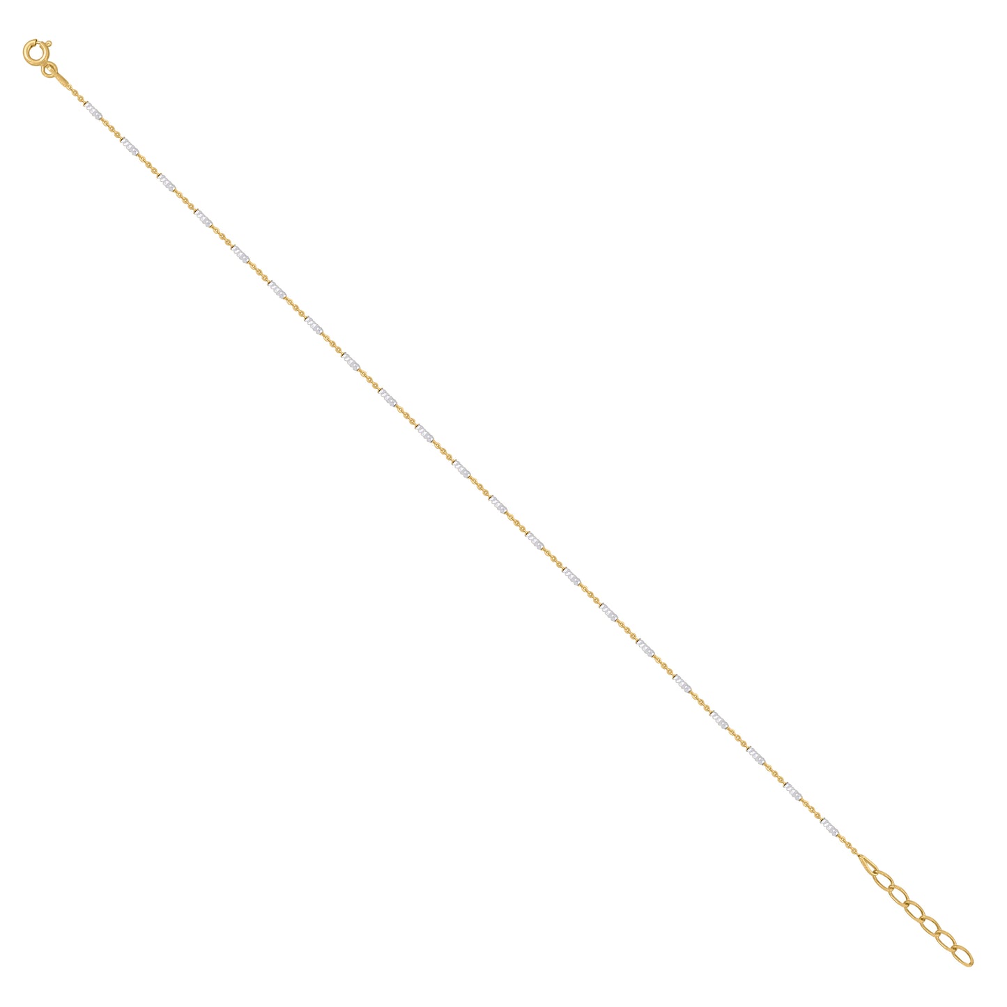 925 Sterling Silver Tube Brite 020 Two-Tone Plated