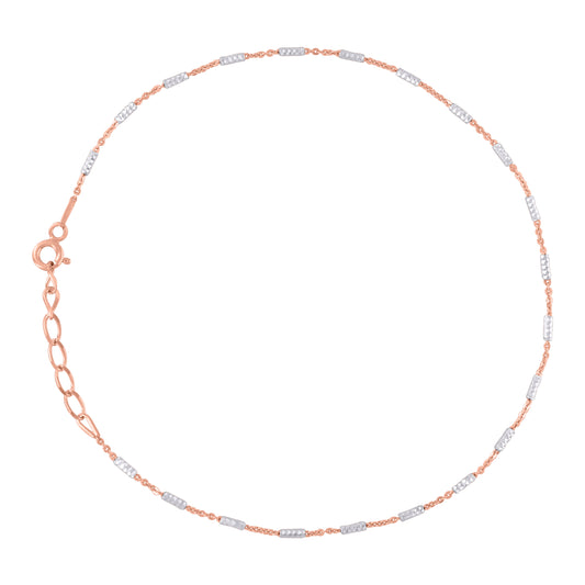 925 Sterling Silver Tube Brite 020 Two-Tone Plated