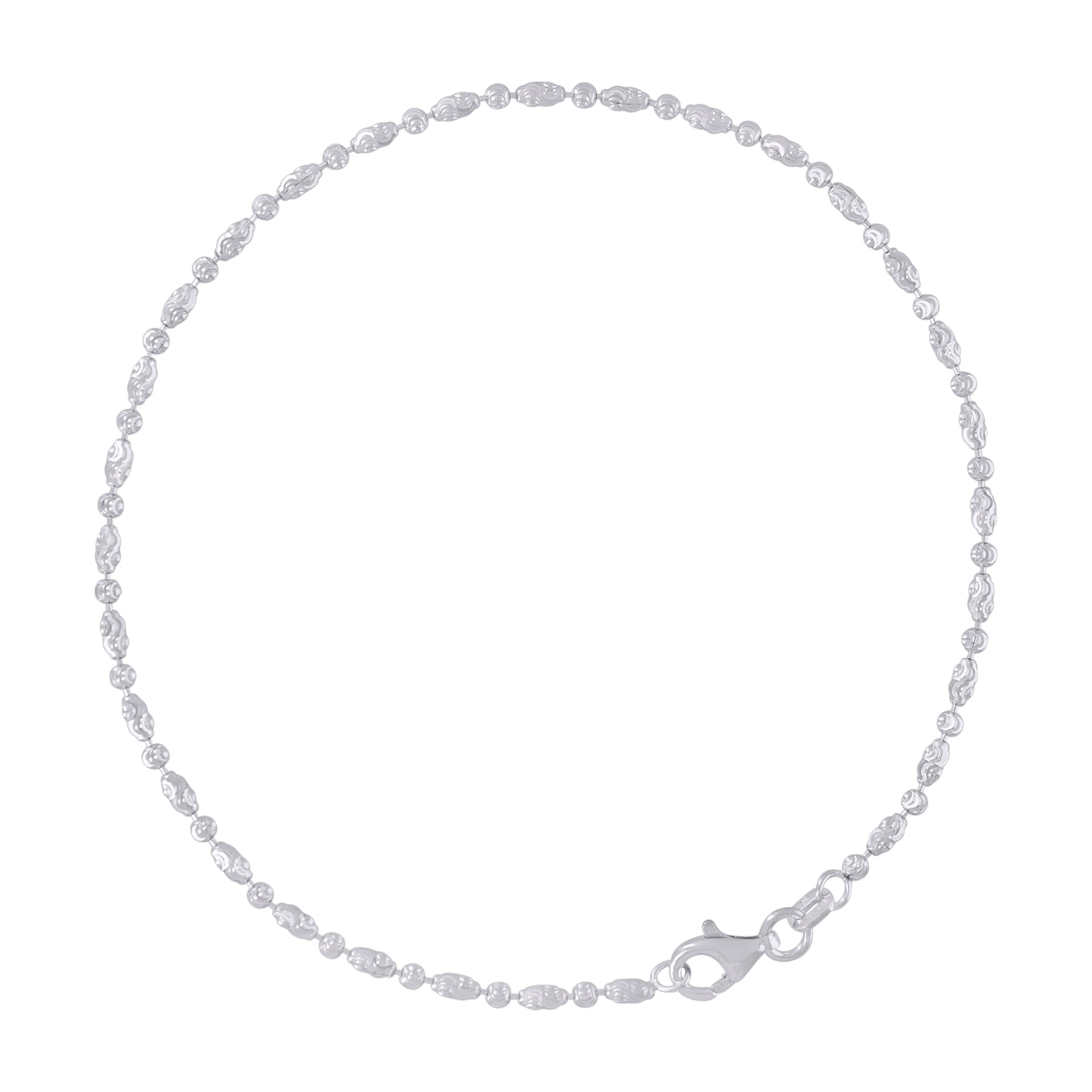 925 Silver 2mm Typhoon Rhodium Plated