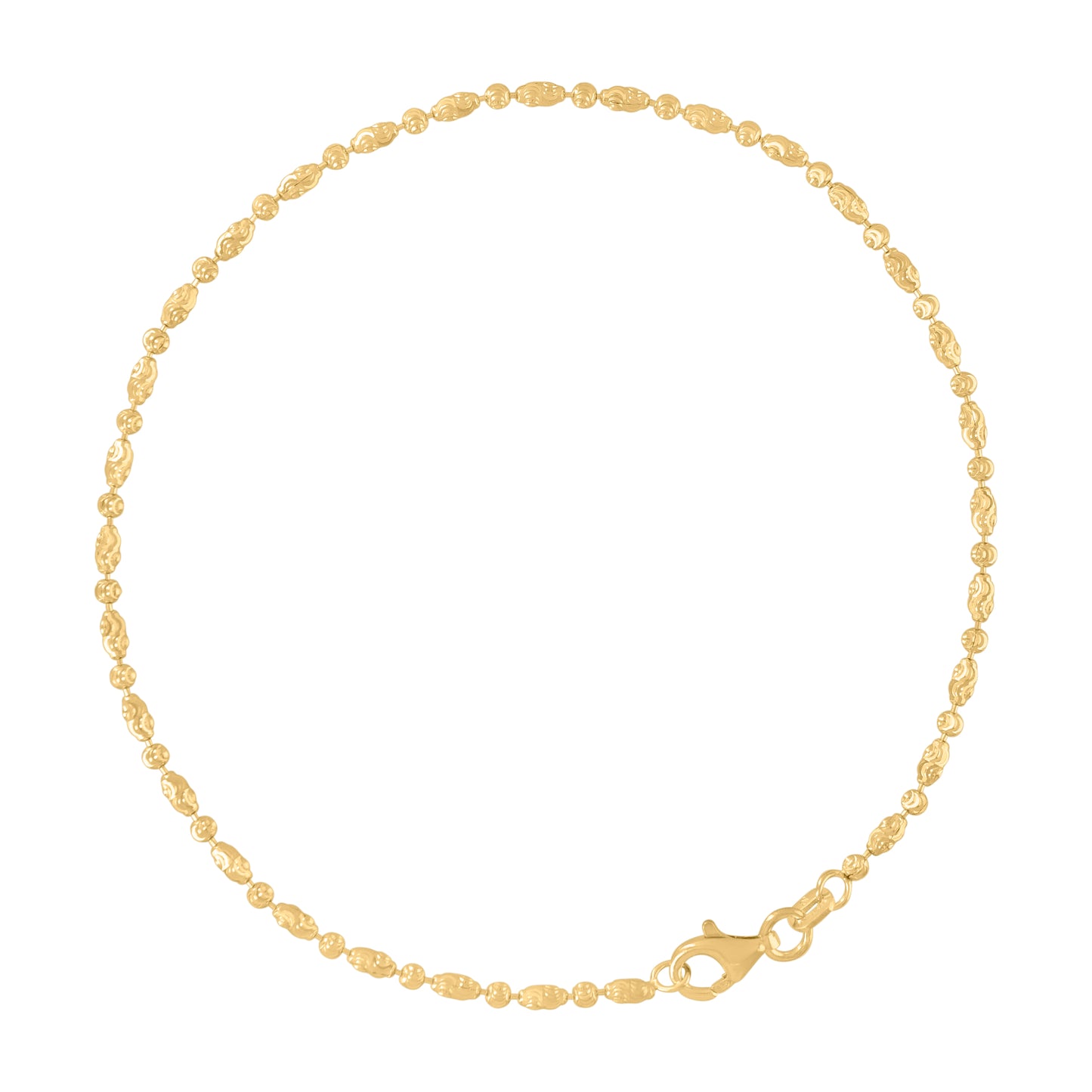 925 Silver 2mm Typhoon Yellow Plated