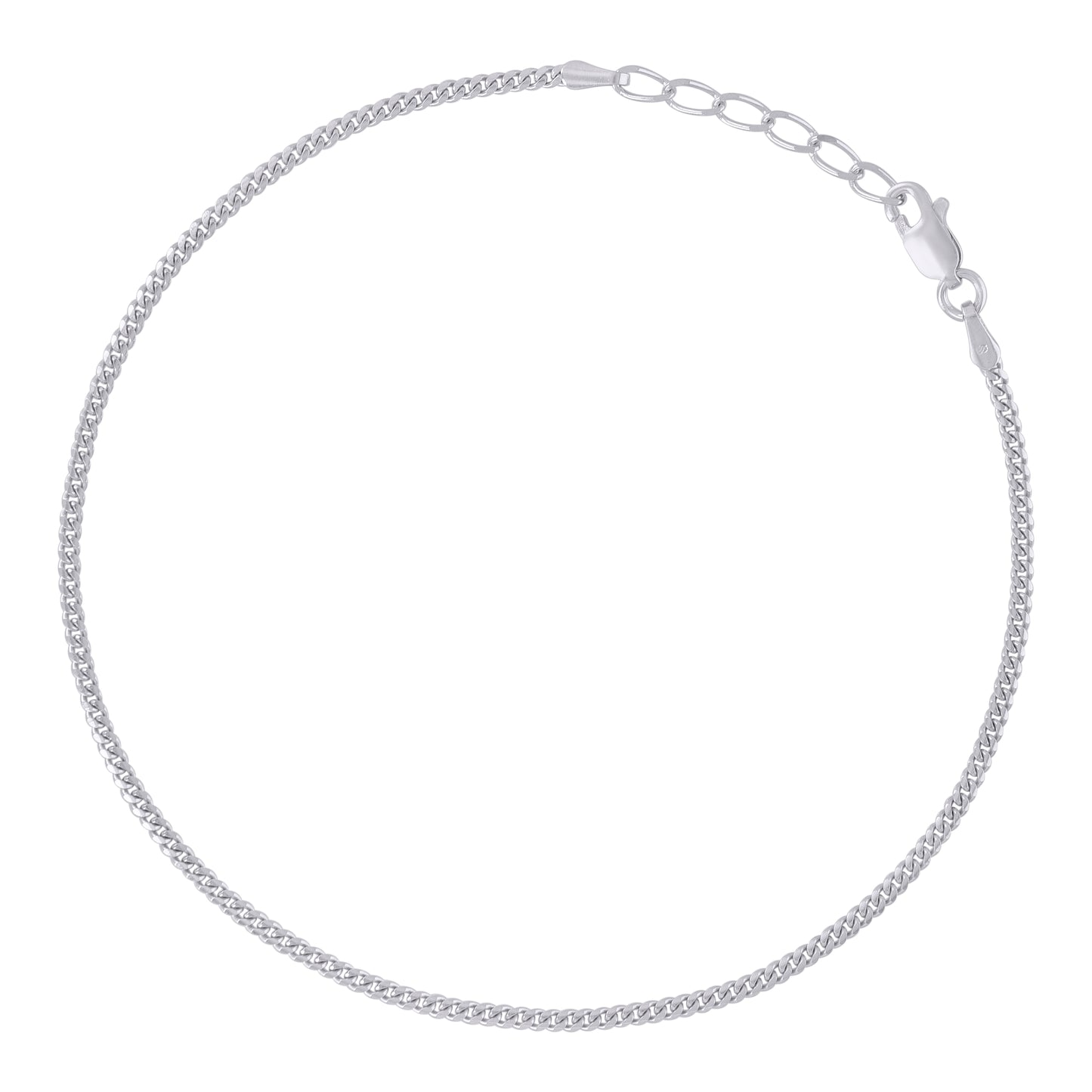 925 Sterling Silver Solid Miami Cuban 060 2mm