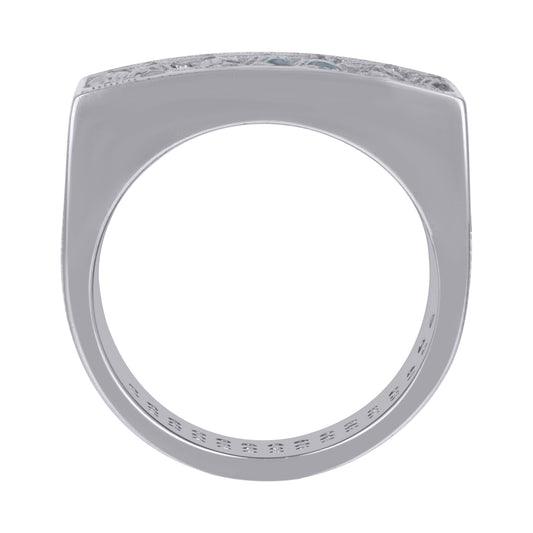 925 Sterling Silver Mens Ring Sz-9