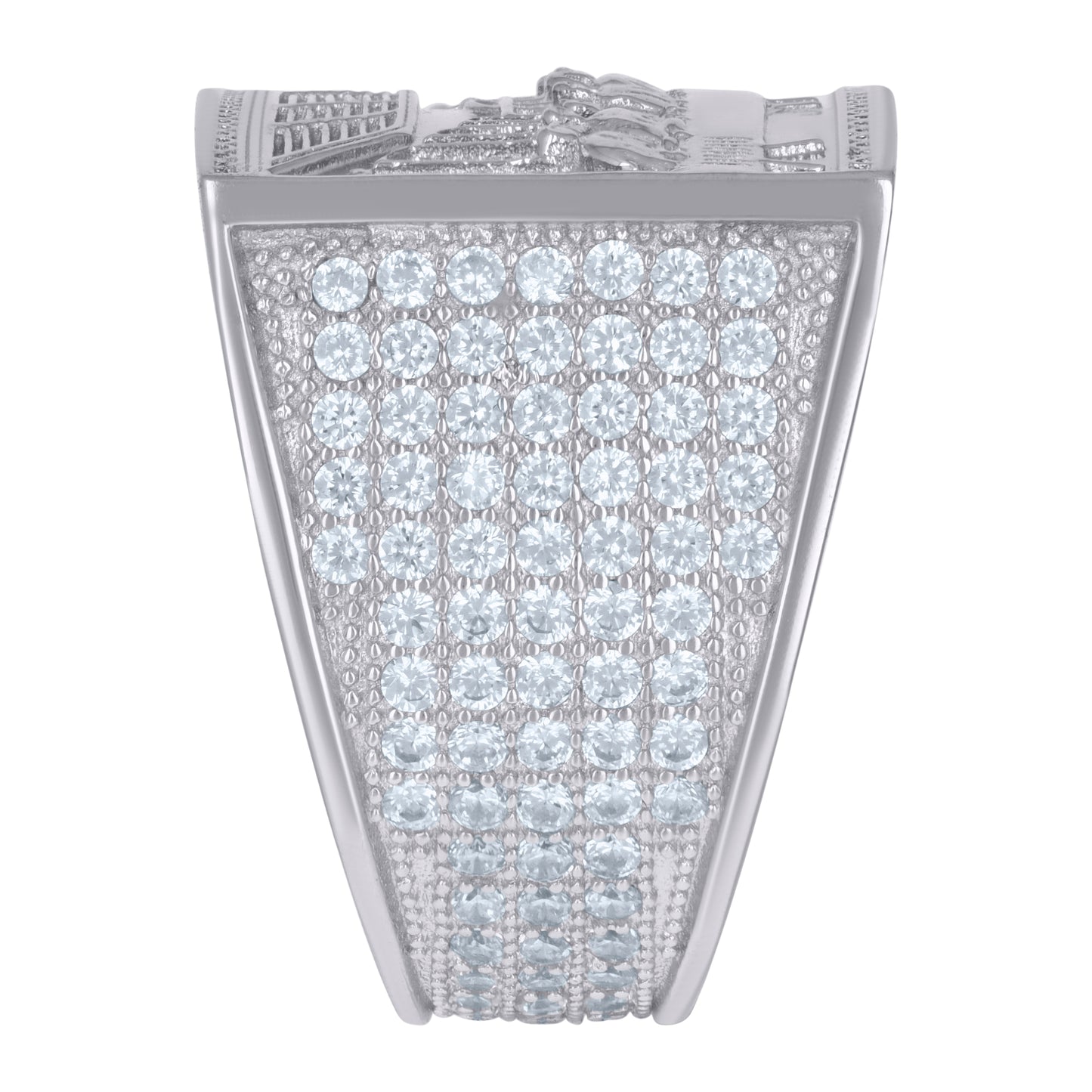 925 Sterling Silver Mens Ring Sz-9