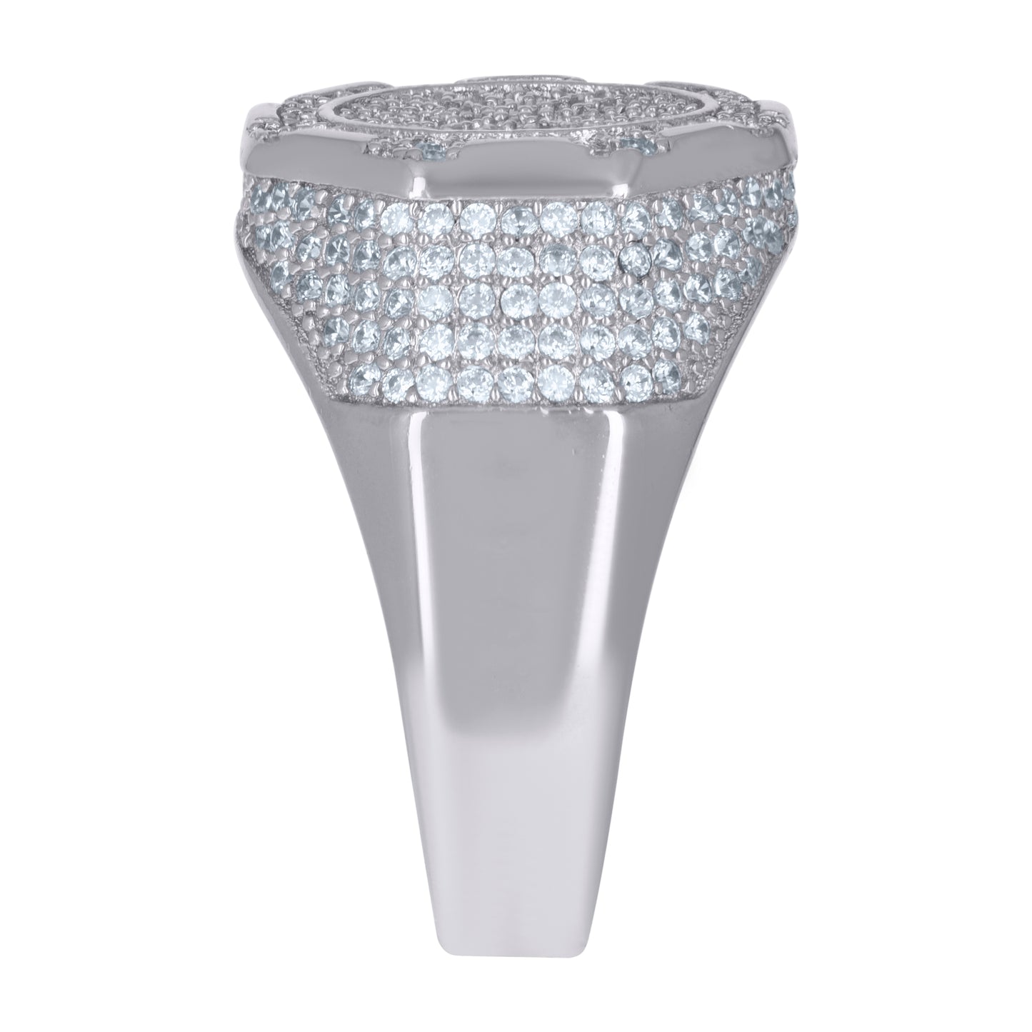 925 Sterling Silver Mens Ring Sz-9