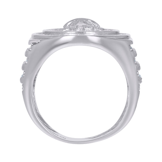 925 Sterling Silver Mens Ring Sz-9