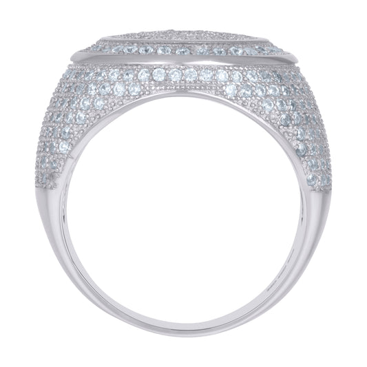 925 Sterling Silver Mens Ring Sz-9