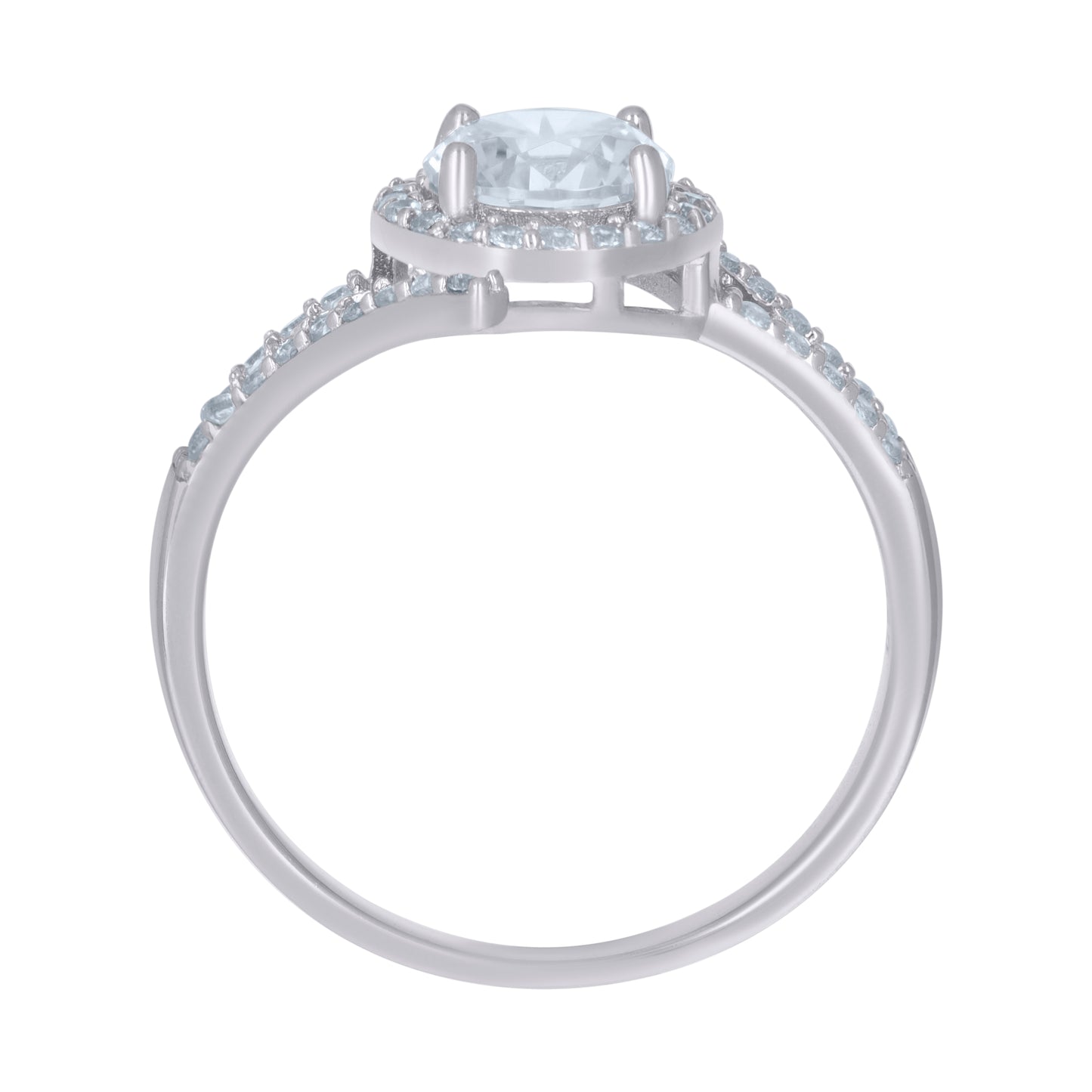925 Sterling Silver Cz Ring S5