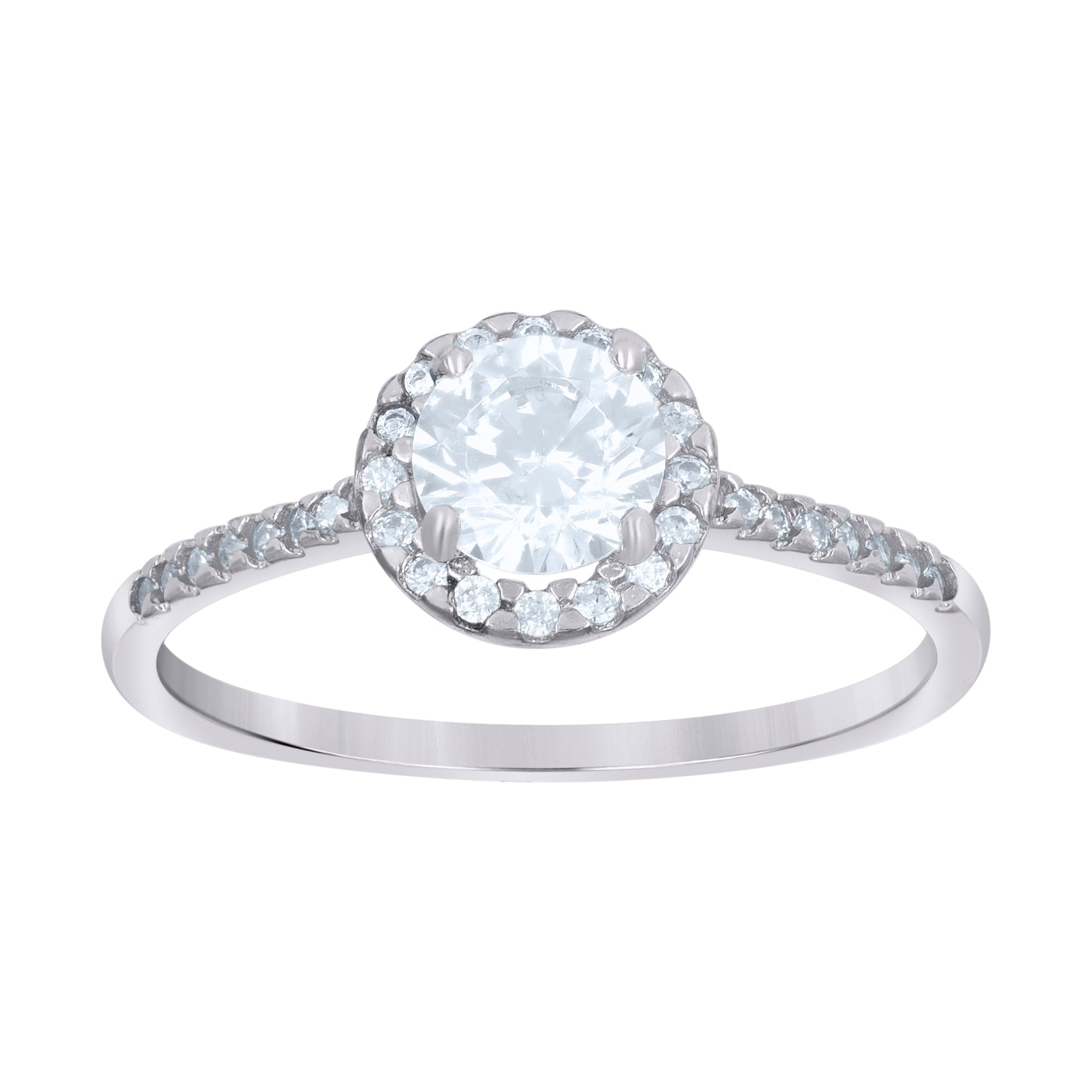 925 Sterling Silver Cz Ring-S5