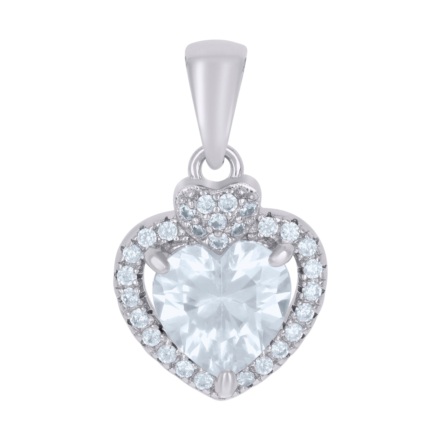 925 Sterling Silver Cz Pendant