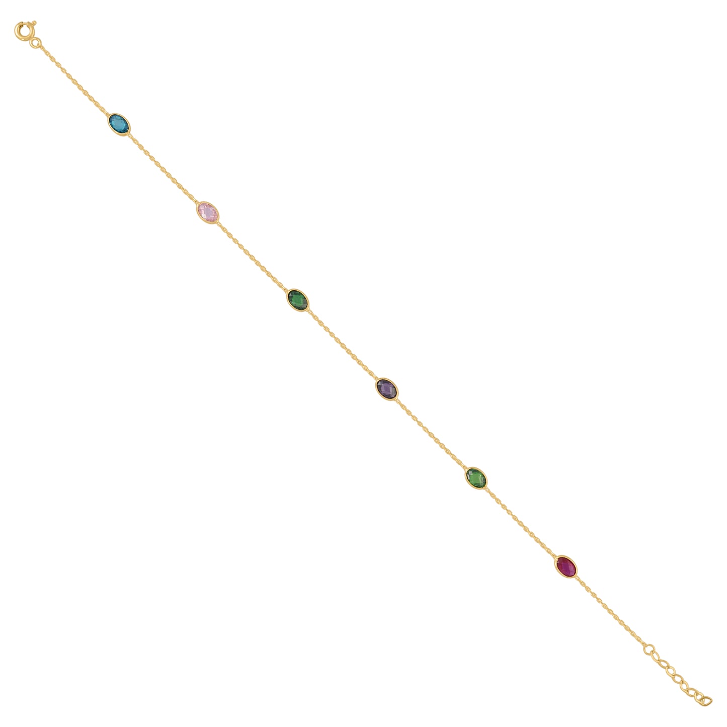 14Kt Gold Anklet 10"