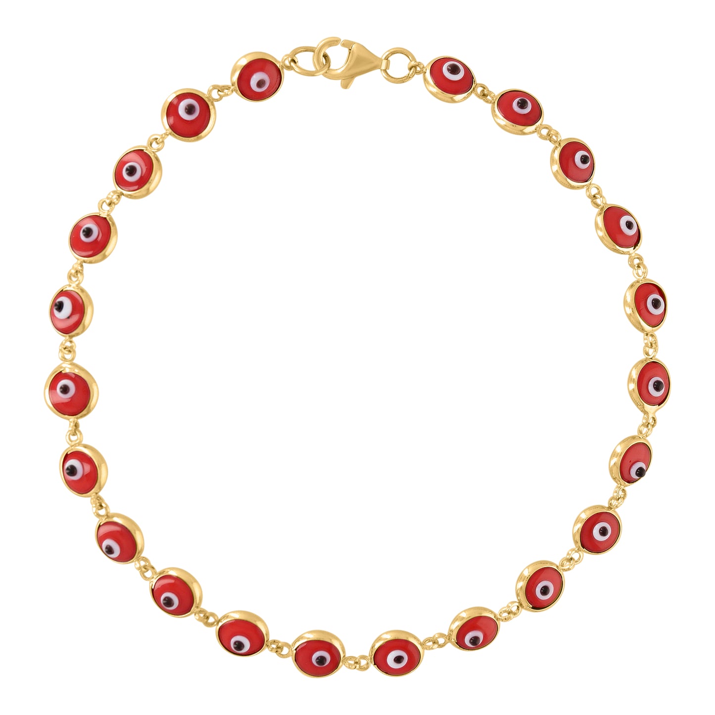 10Kt Gold Bracelet 5mm-8"