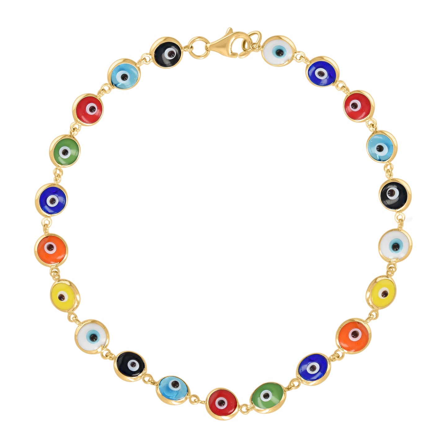 10Kt Gold Bracelet 5mm-8"
