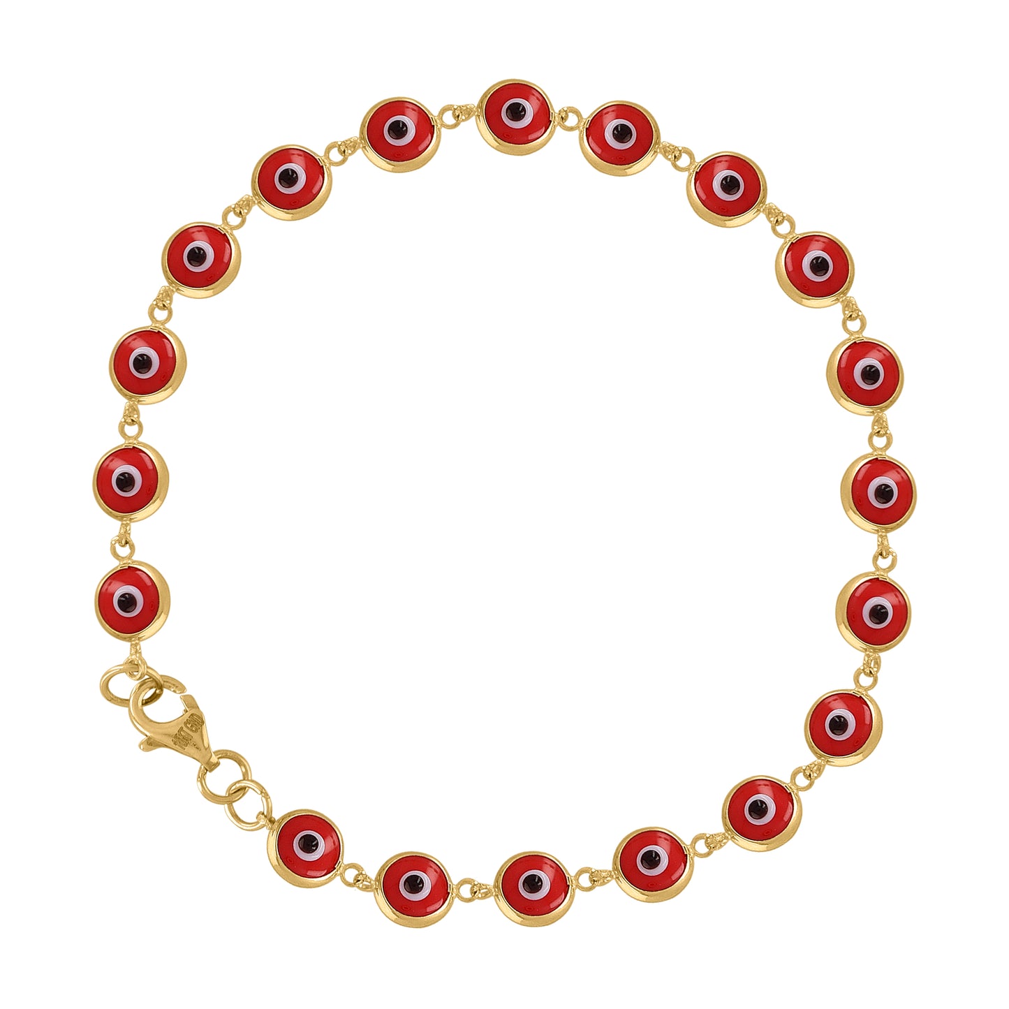 10Kt Gold Bracelet 5mm-7"