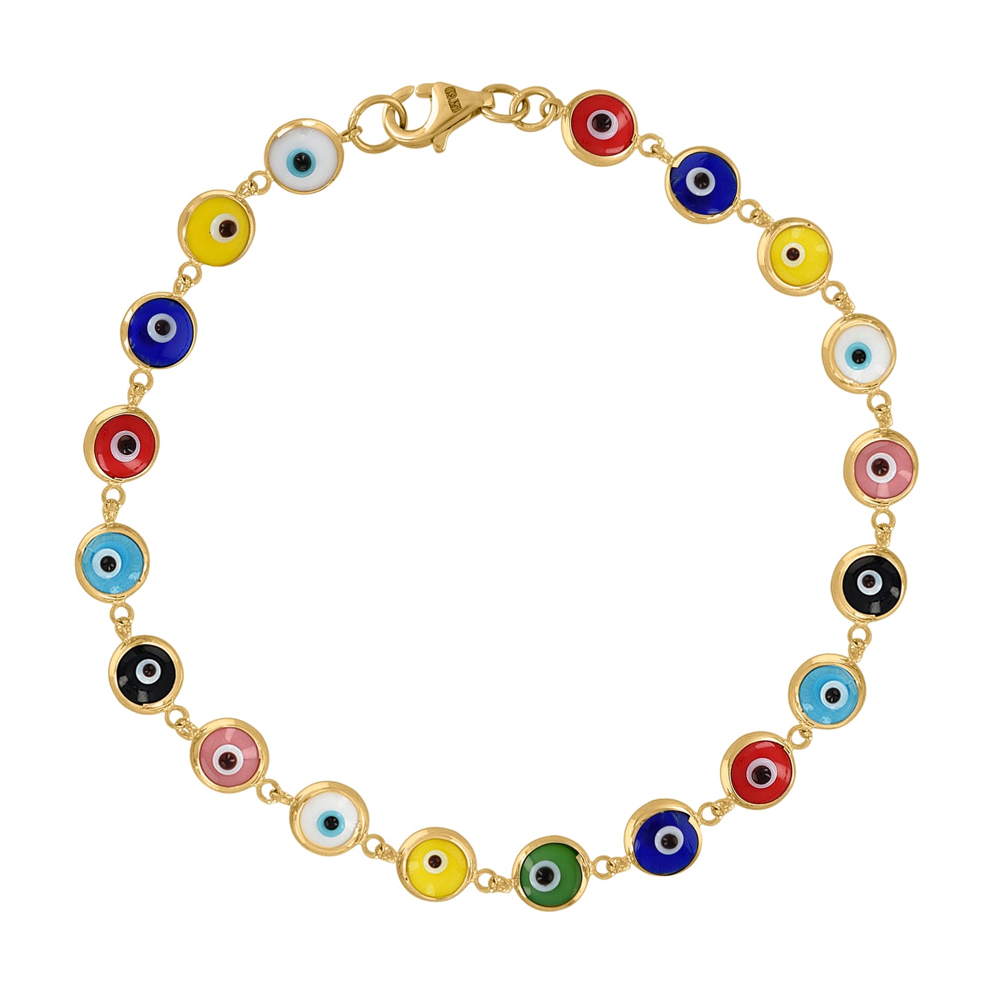 10Kt Gold Bracelet 5mm-7"