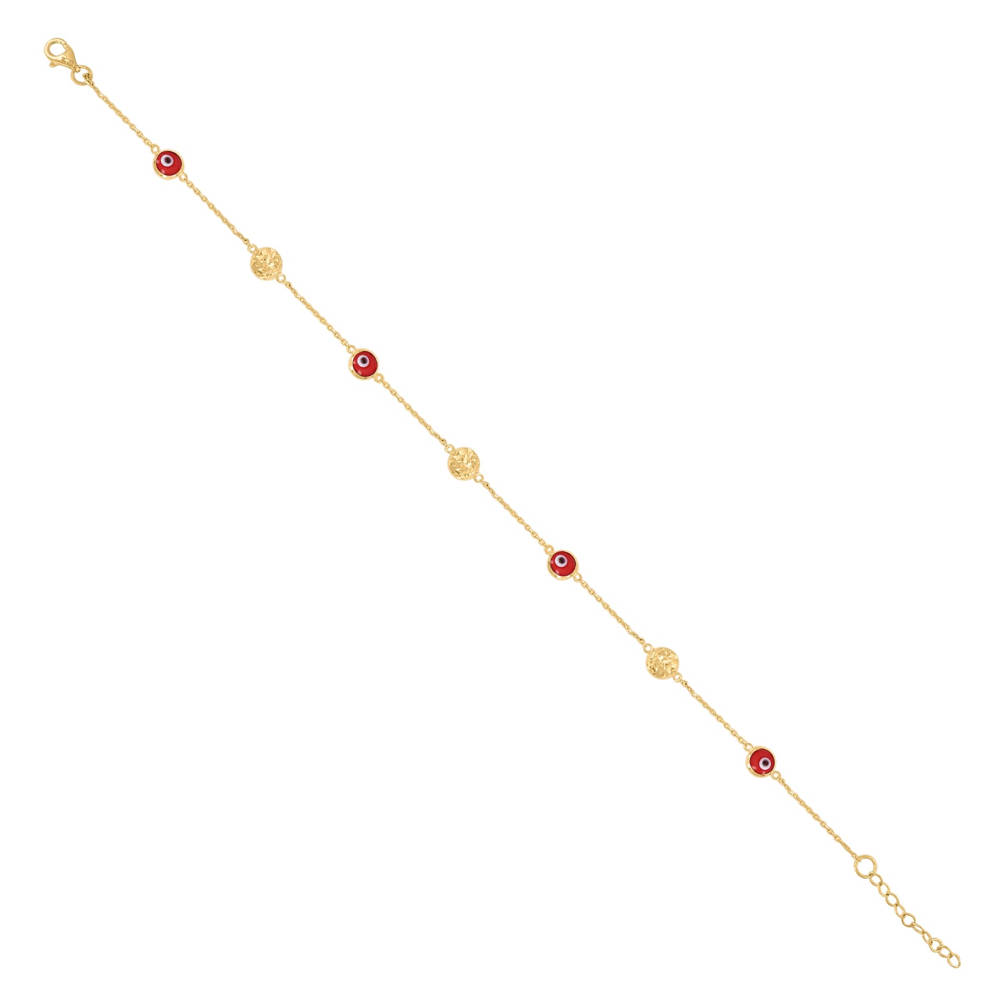 10Kt Gold Anklet 10"