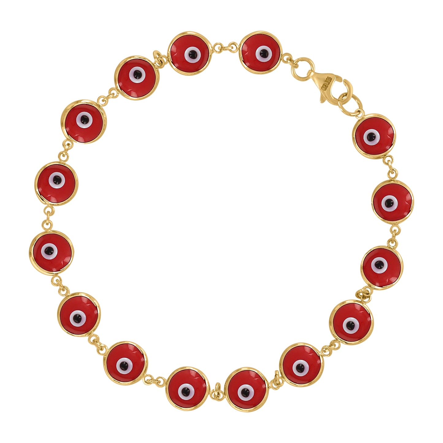 10Kt Gold Bracelet 6mm-7"