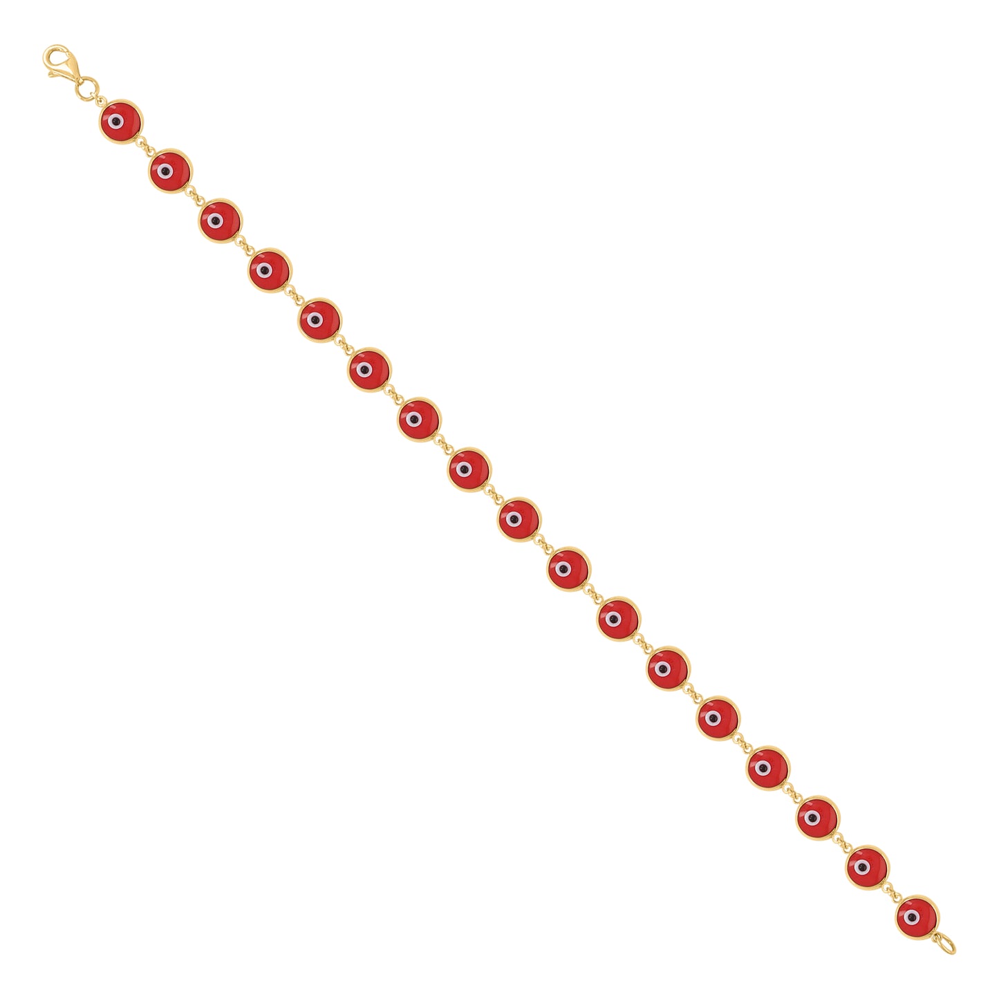 10Kt Gold Bracelet 6mm-8"