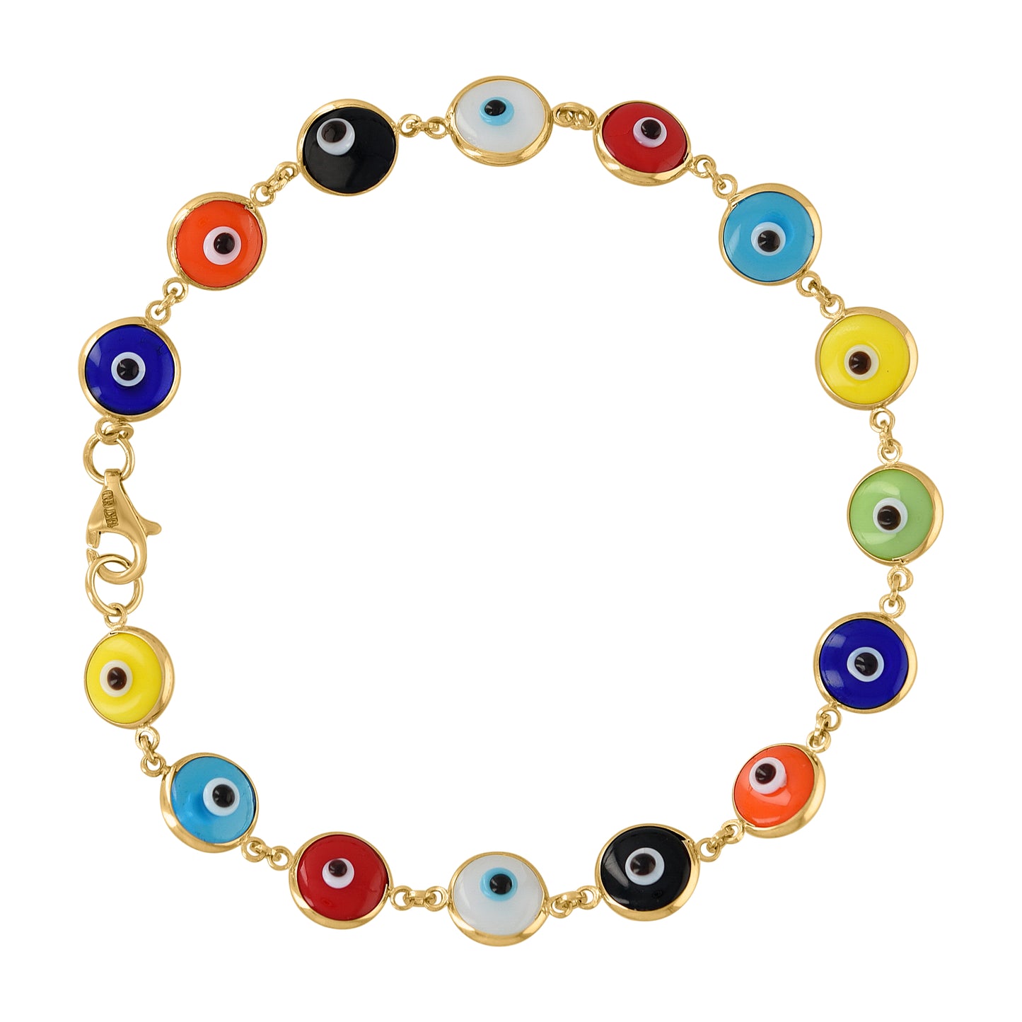 10Kt Gold Bracelet 6mm-7"