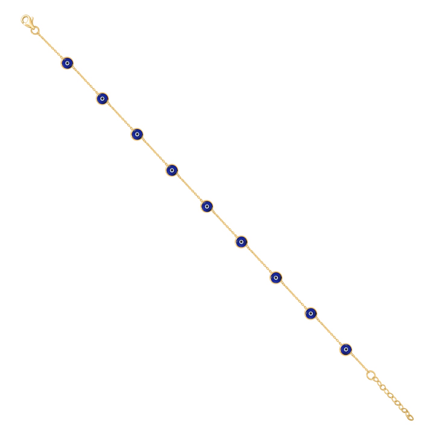 10Kt Gold Anklet 10"
