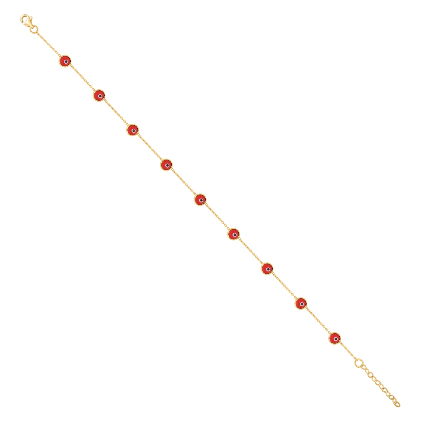 10Kt Gold Anklet 10"