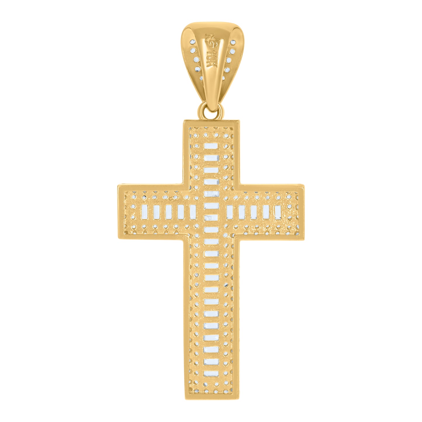 10Kt Gold Cz Pendant