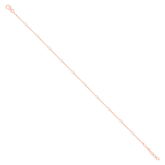 925 Sterling Silver 003 Station Oval Jianzhy Chain