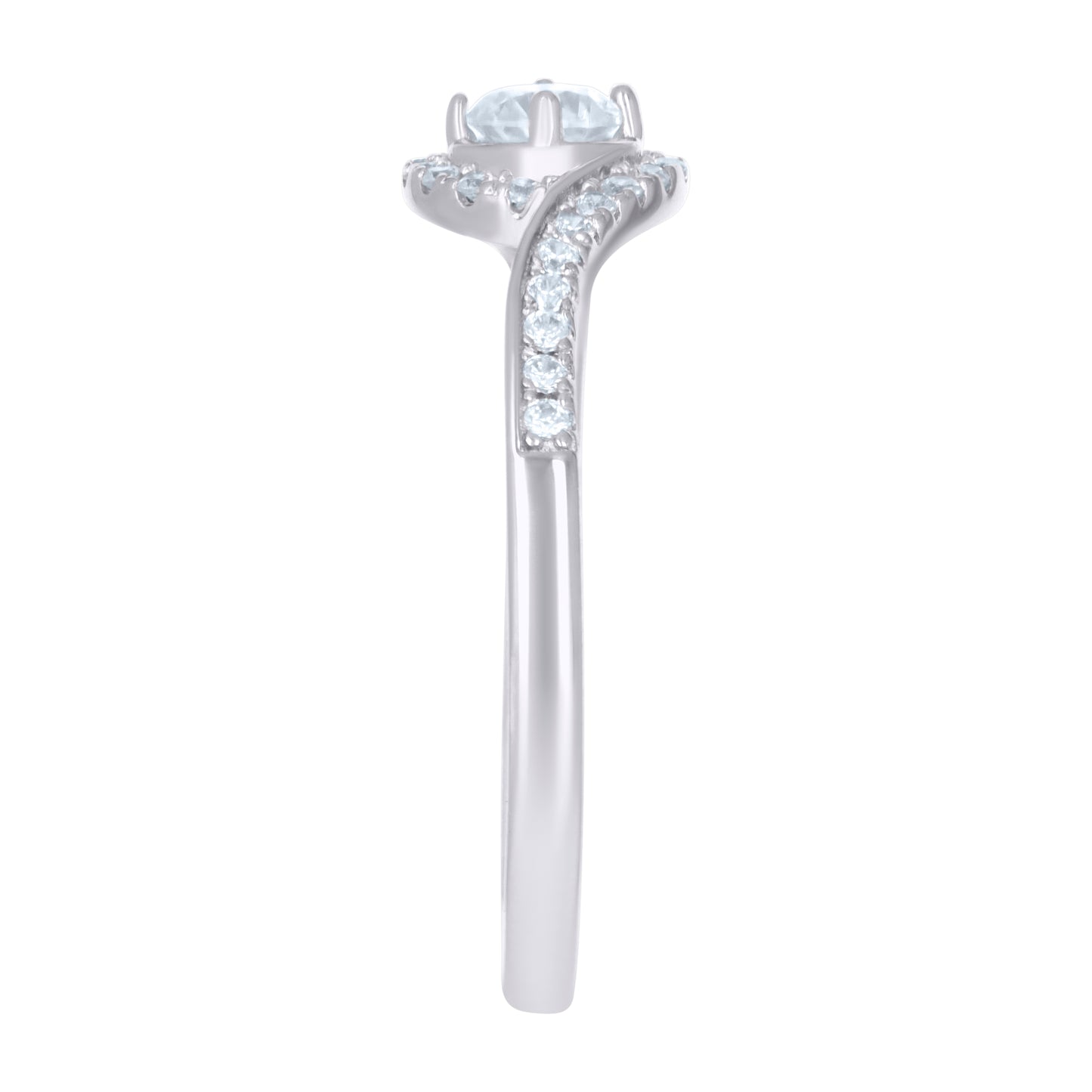 925 Sterling Silver Cz Ring S5