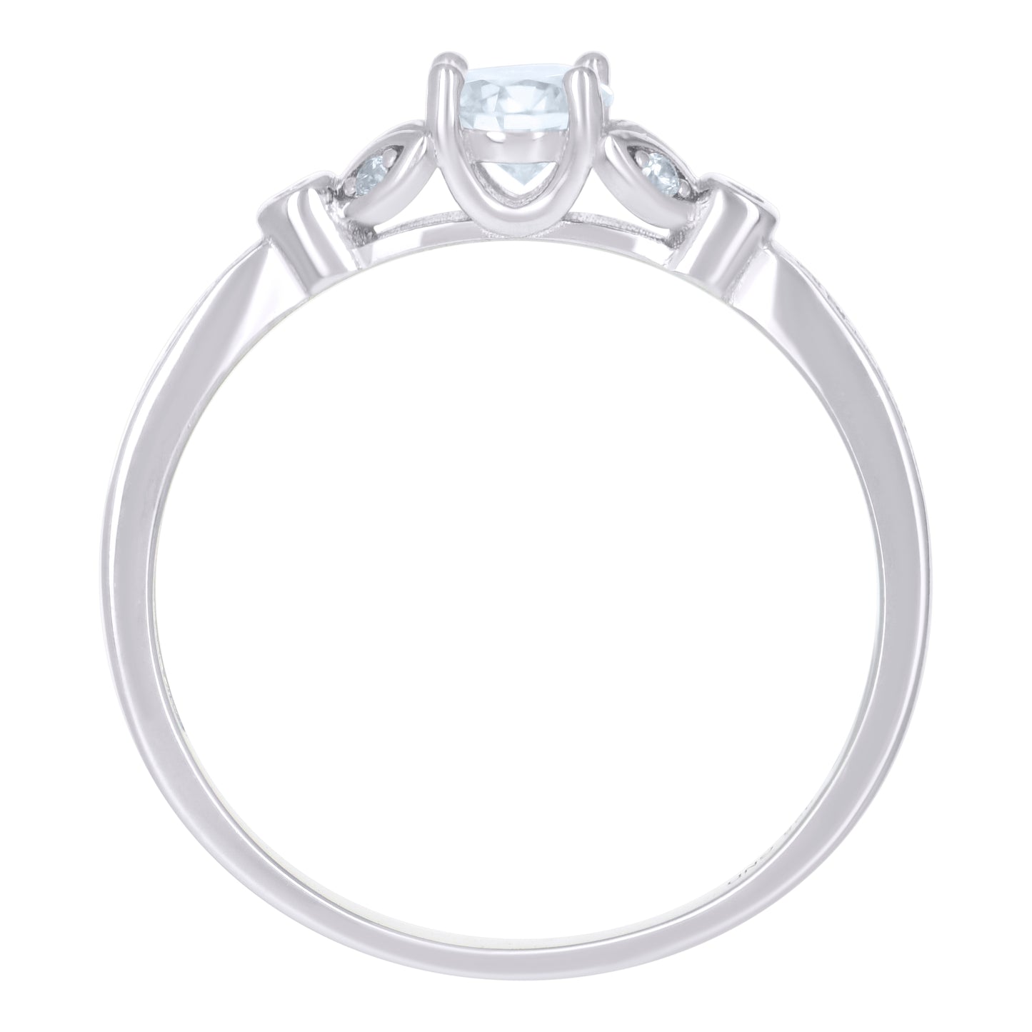 925 Sterling Silver Cz Ring S5