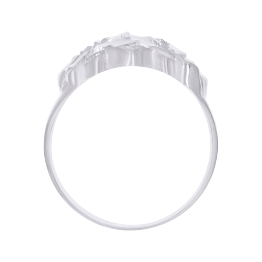 925 Sterling Silver Nugget Ring S8