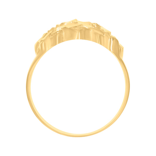 925 Sterling Silver Nugget Ring S9