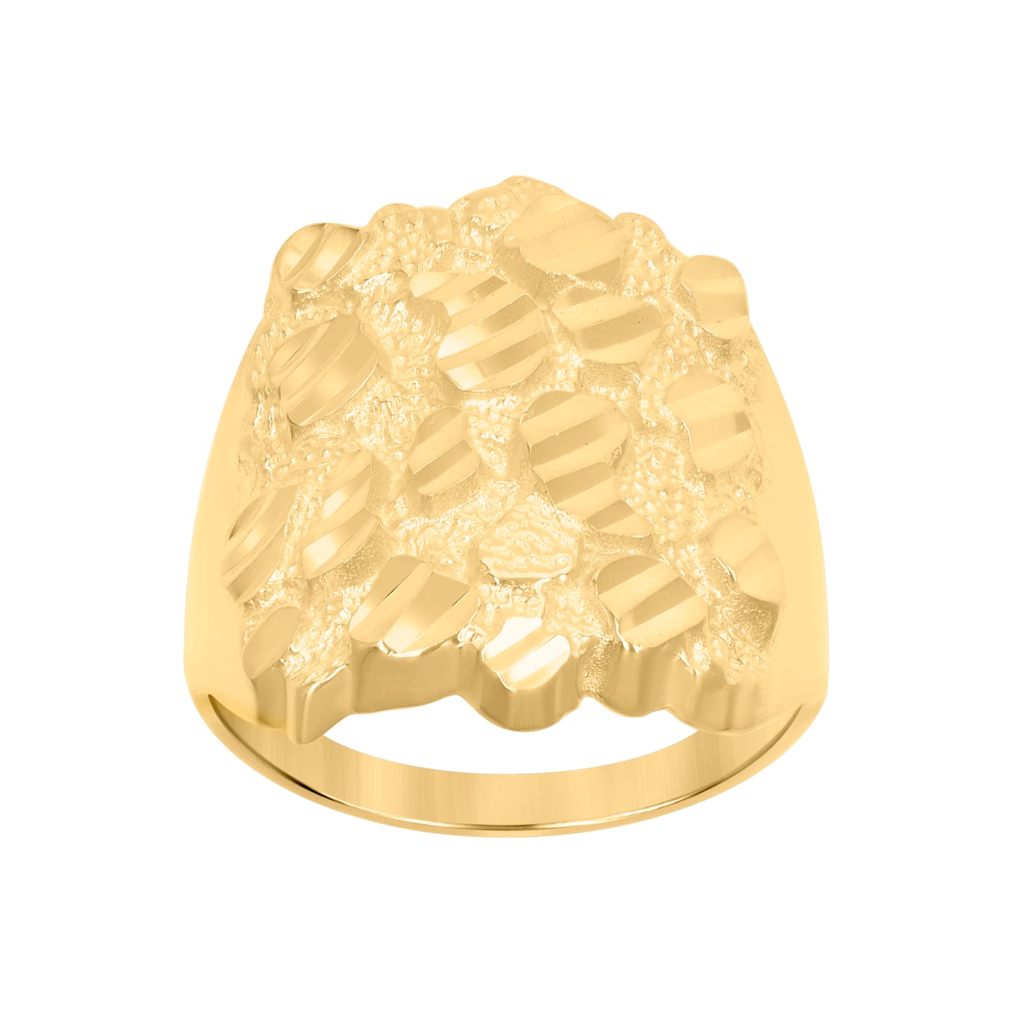 925 Sterling Silver Nugget Ring S9