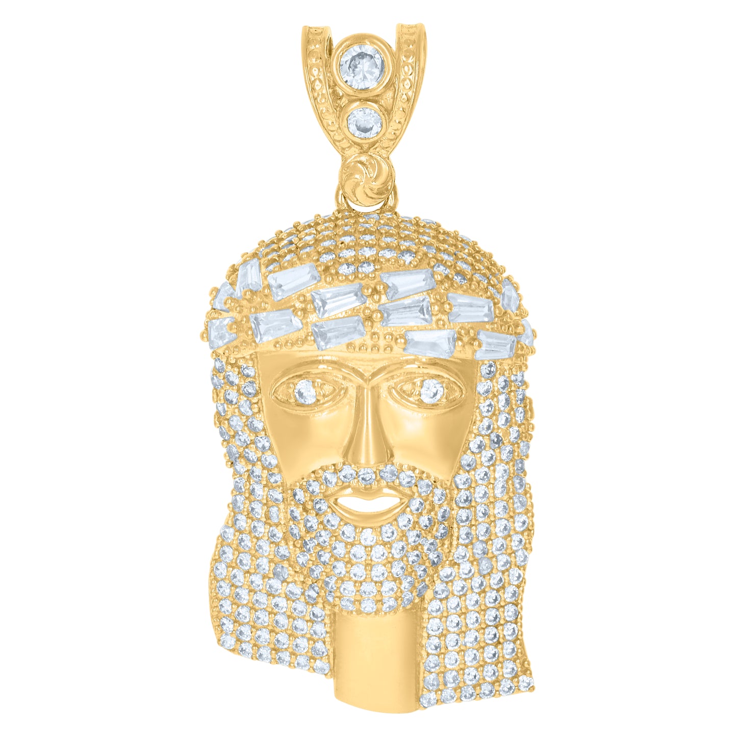 10Kt Gold Cz Pendant
