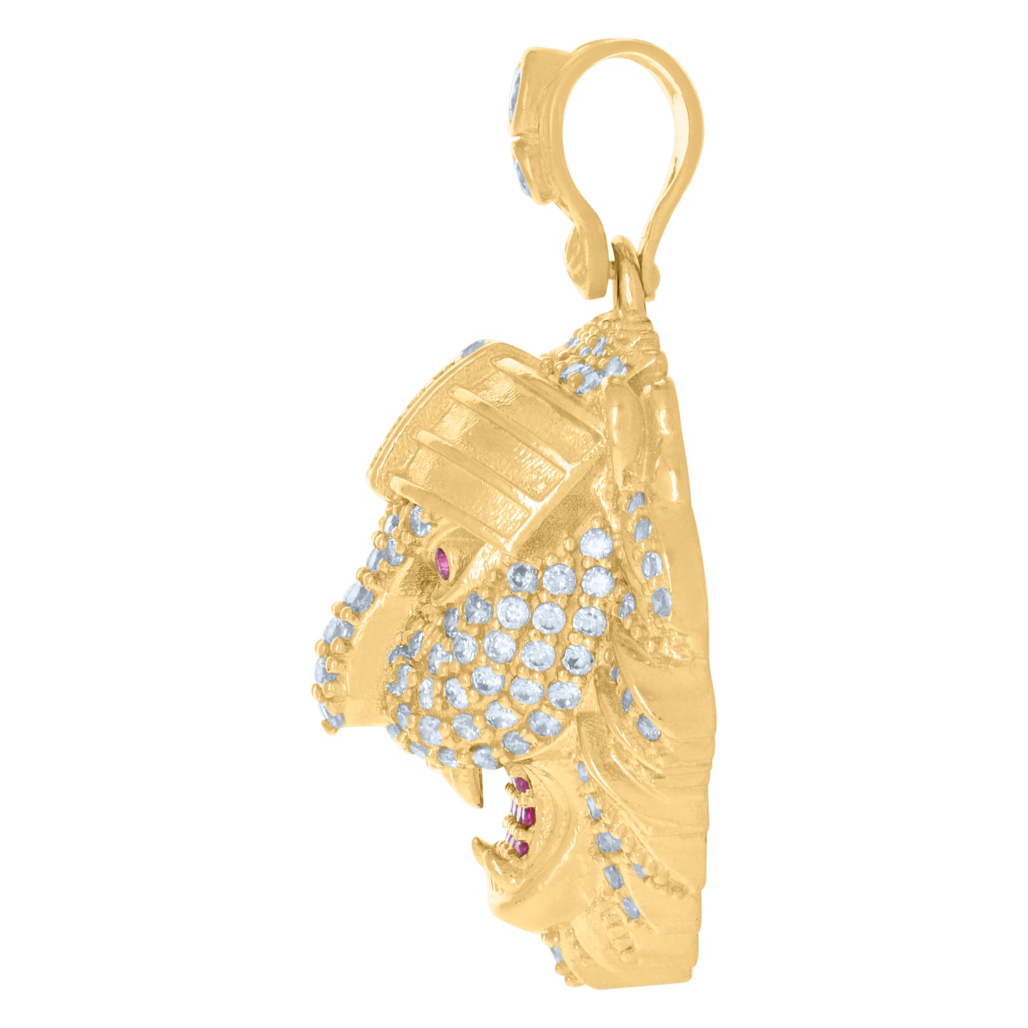 10Kt Gold Cz Pendant
