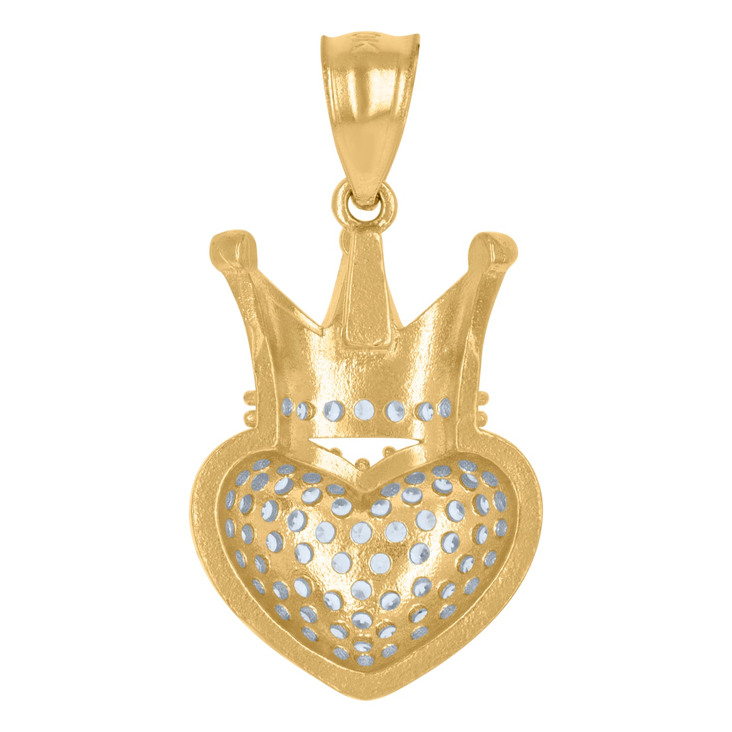 10Kt Gold Cz Pendant