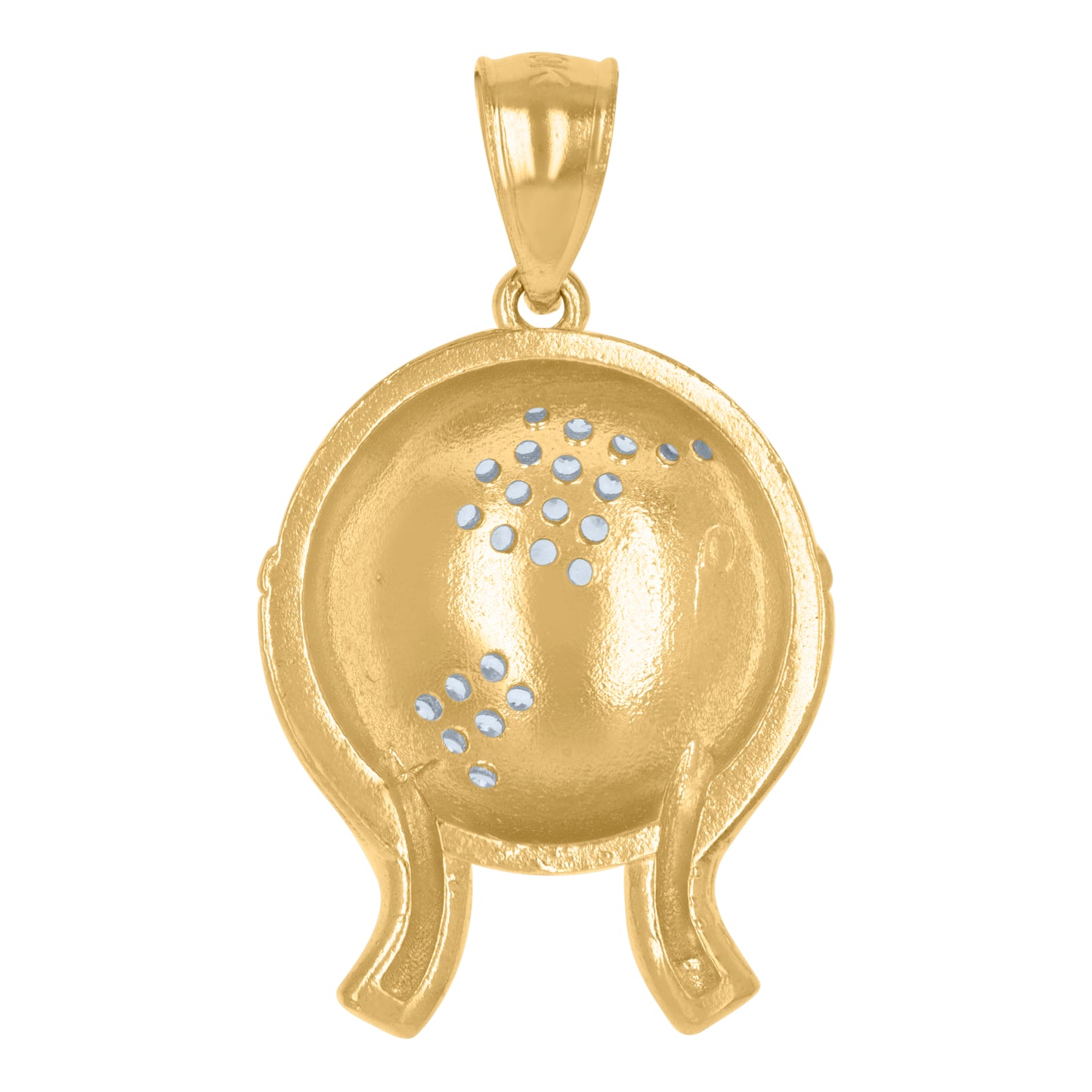10Kt Gold Cz Pendant