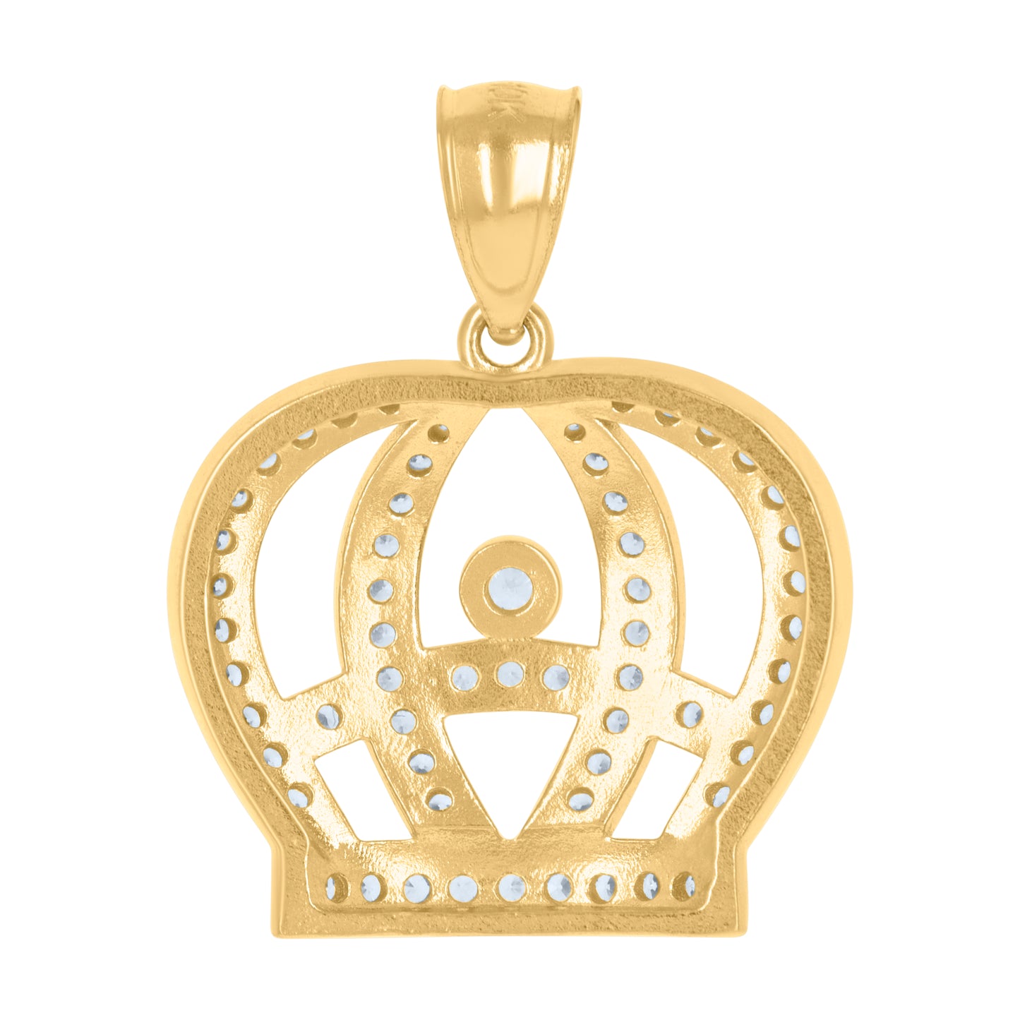 10Kt Gold Cz Pendant
