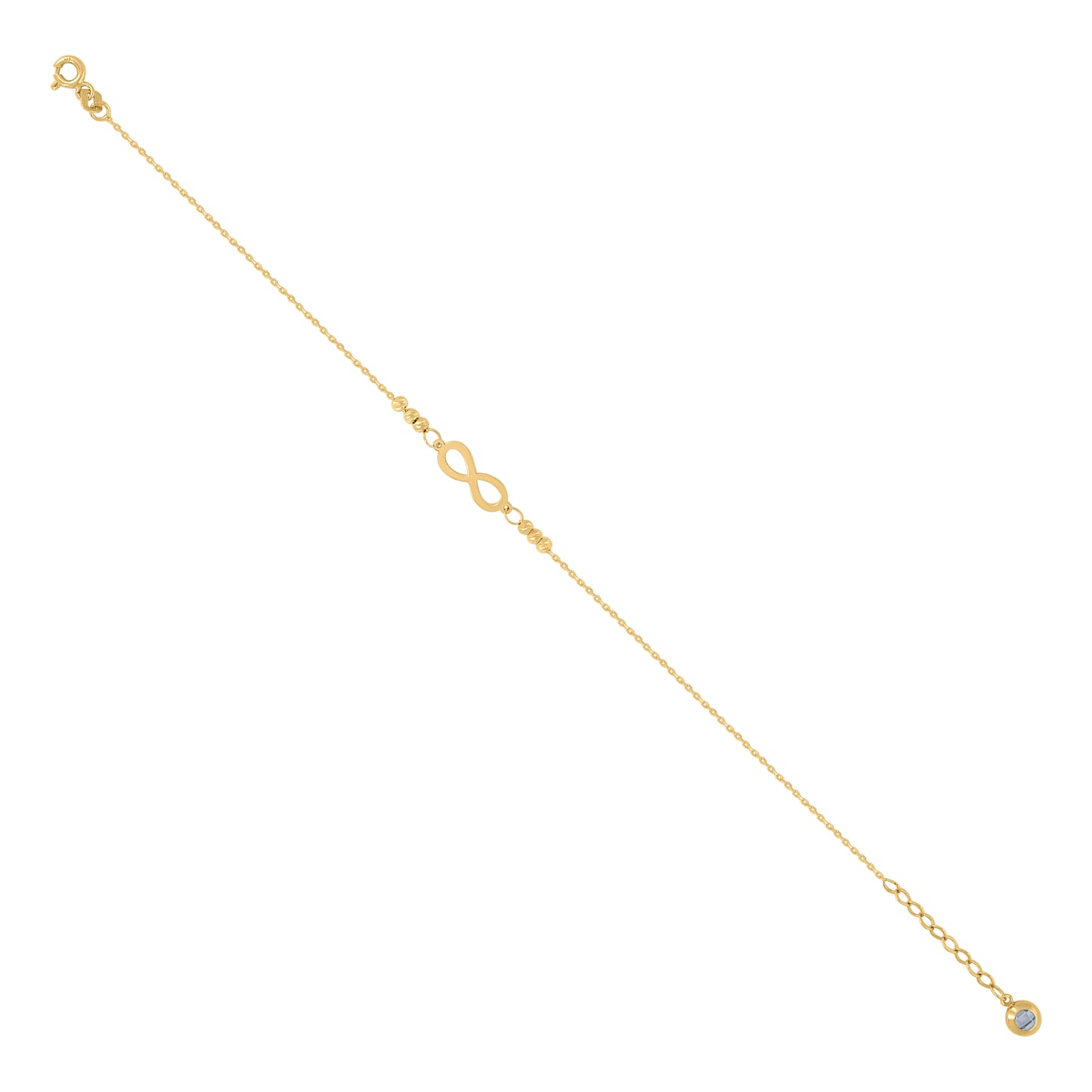10Kt Gold Turkish Bracelet 9"