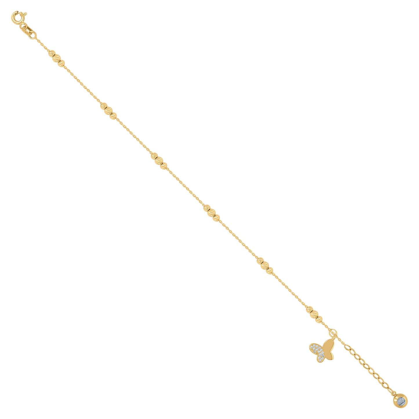10Kt Gold Turkish Bracelet 8"