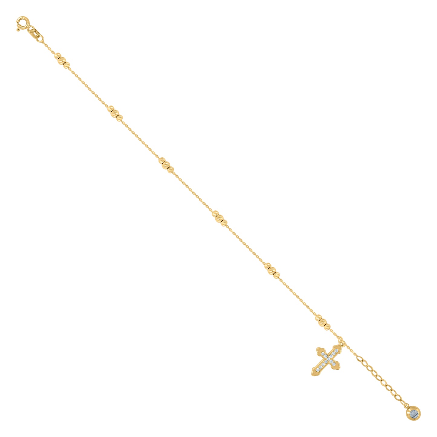10Kt Gold Turkish Bracelet 8"