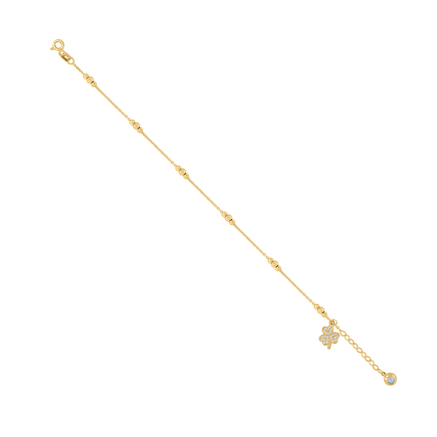 10Kt Gold Turkish Bracelet 8"
