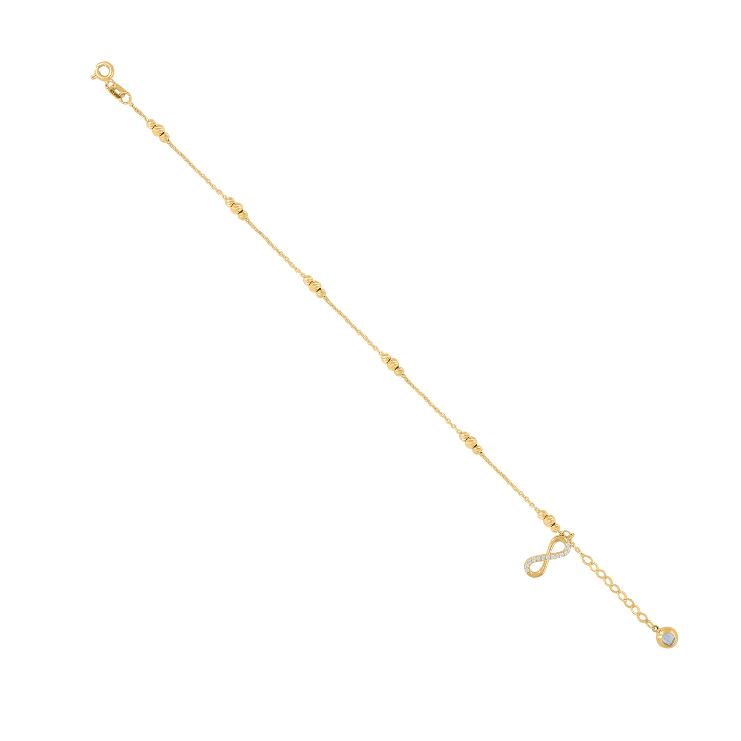10Kt Gold Turkish Bracelet 8"