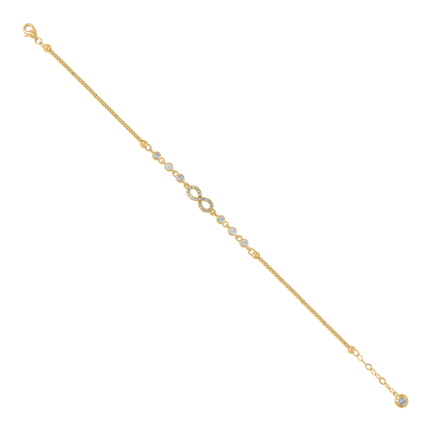 10Kt Gold Turkish Bracelet 8"