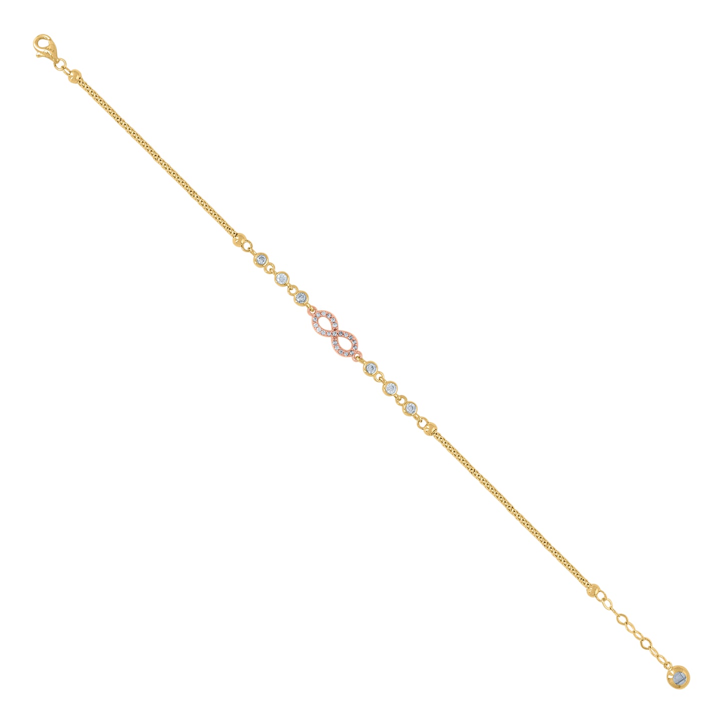 10Kt Gold Turkish Bracelet 8"