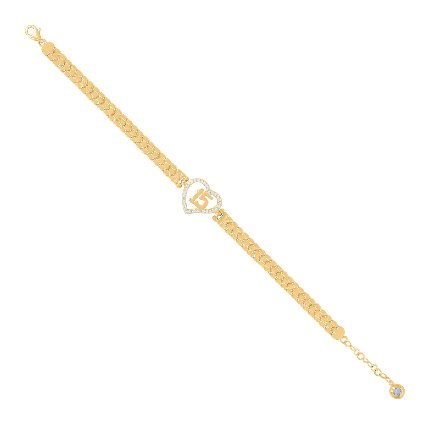 10Kt Gold Turkish Bracelet 8"