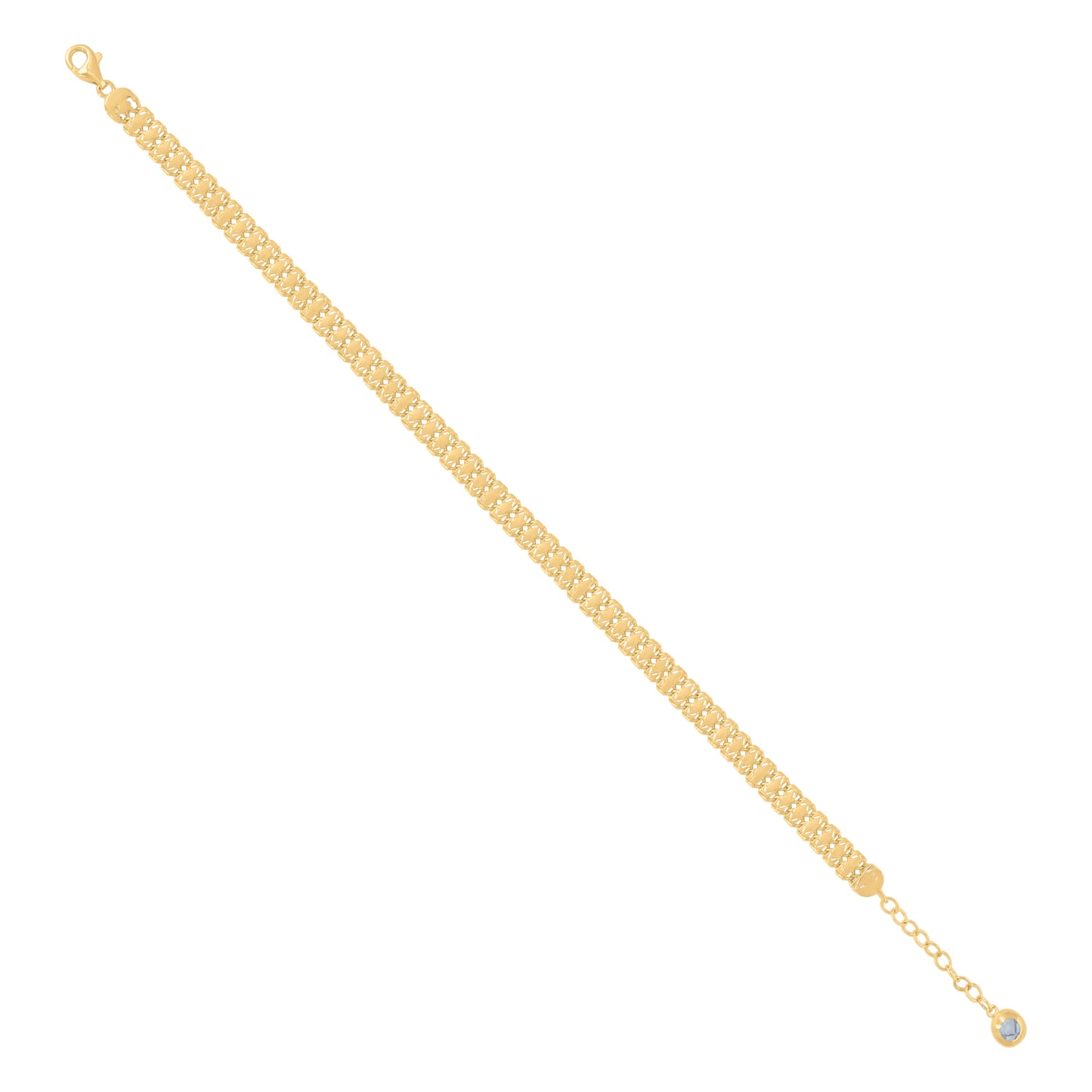 10Kt Gold Turkish Bracelet 8"