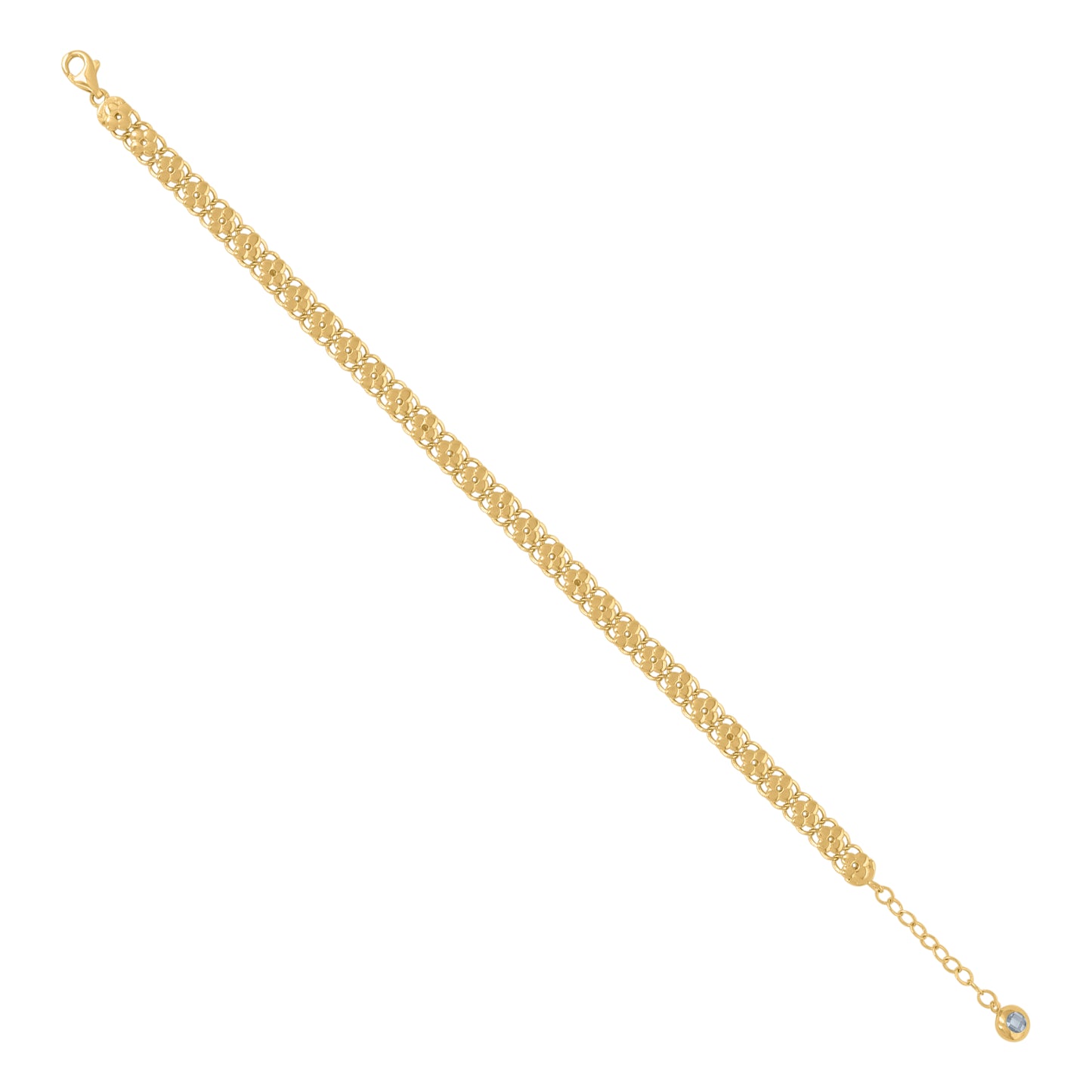 10Kt Gold Turkish Bracelet 8"