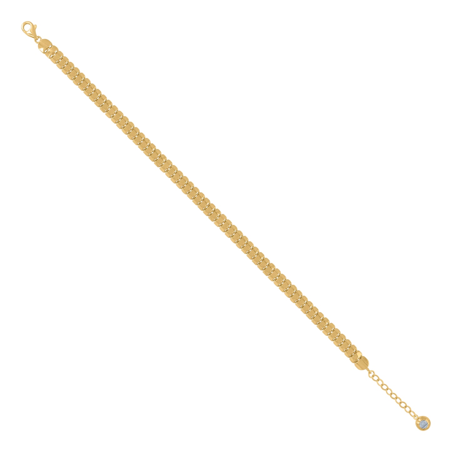 10Kt Gold Turkish Bracelet 8"